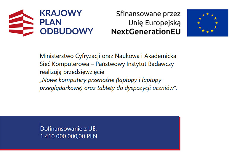 Zestawienie znaków: Krajowy Plan Odbudowy, Unia Europejska